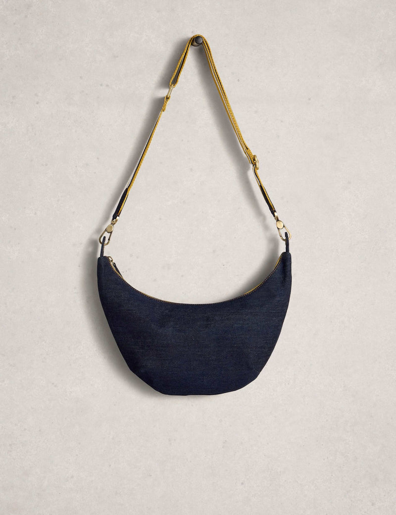 White Stuff denim cross body bag (British brand)