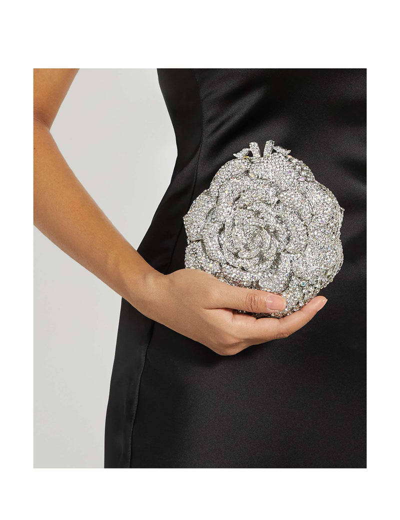 Dune London diamante flower chain strap clutch bag - British product