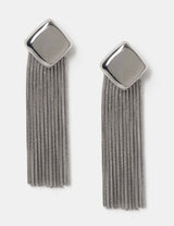 M&S Autograph Diamond Shape Fringe Earrings- Buy online at McGrocer