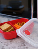 Good2Heat divided microwave container 24.5x16x7cm (British brand)