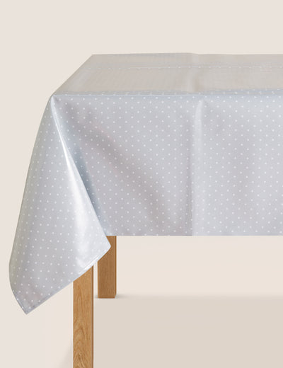 M&S Dotted Wipe Clean Tablecloth 140x230 cm- Buy online at McGrocer
