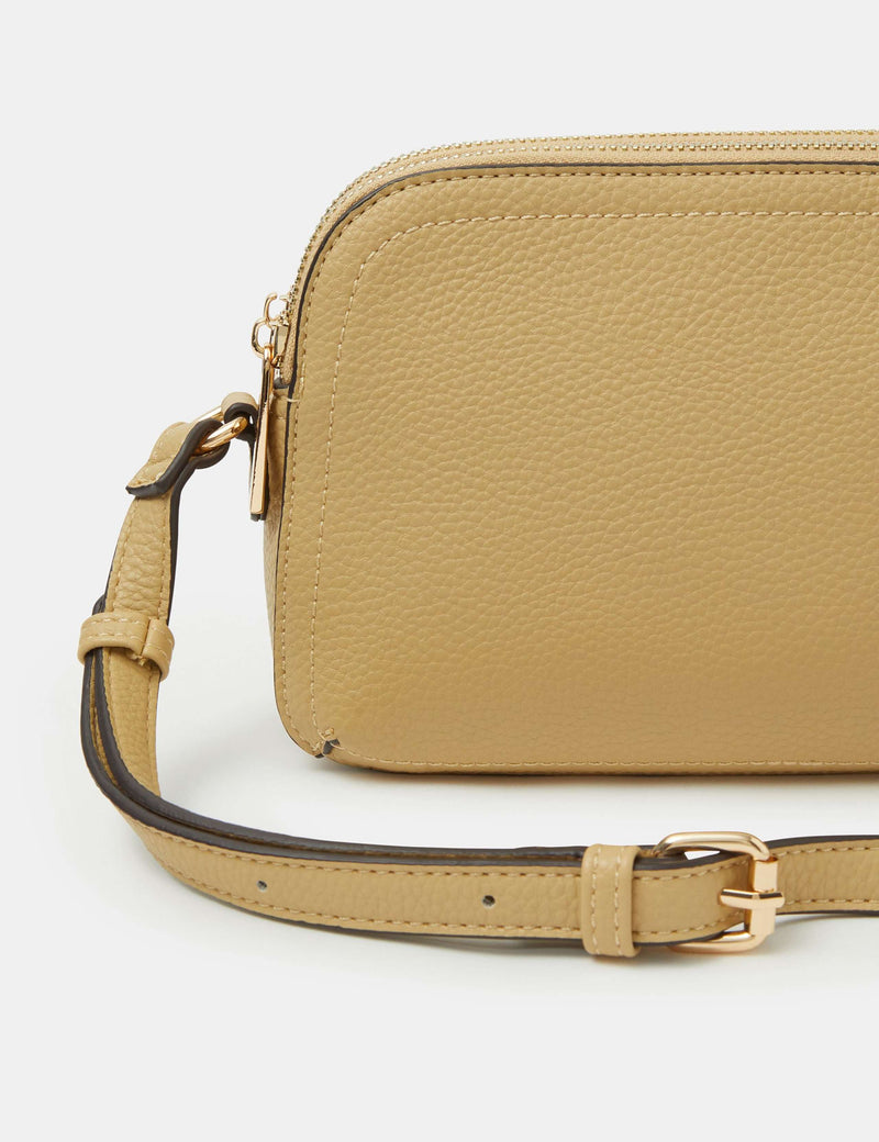 Accessorize Double Zip Cross Body Bag, imported from the UK