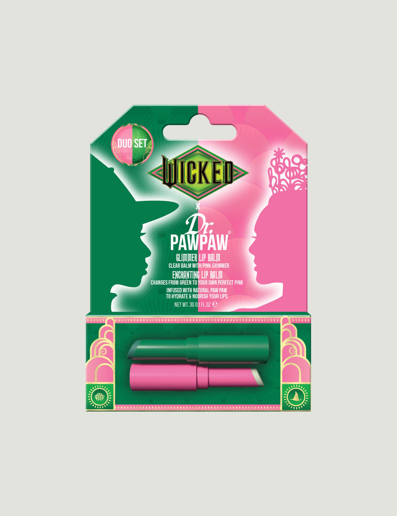 Dr. PAWPAW Enchanting & Glimmer lip balm duo 2x3g - British product