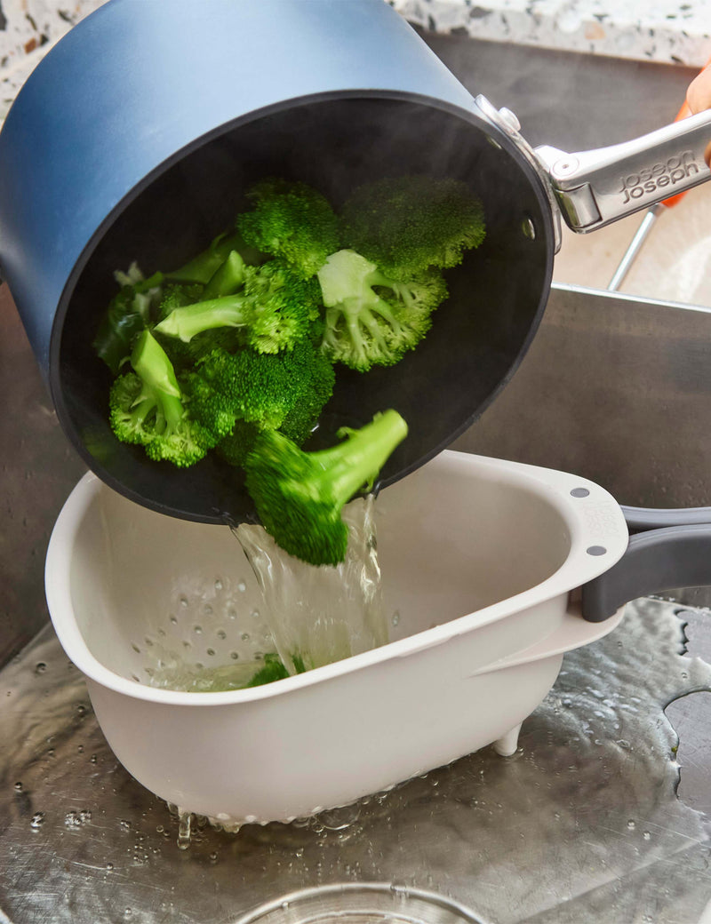 Joseph Joseph Droplet Colander with folding handles (British brand)