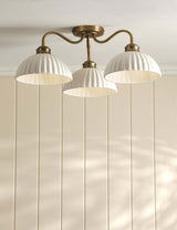 M&S Laura Ashley Durford 3 Light Semi Flush Ceiling Light- Buy online at McGrocer