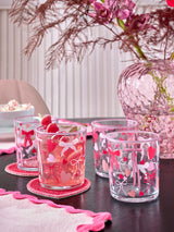 Next Pink Heart and Bow Tumbler Glasses Set of 4- Buy online at McGrocer