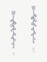 Ivory & Co Silver Plated Willow Trailing Vine Fashion Earrings