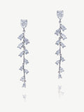Ivory & Co silver plated willow trailing vine earrings, UK version