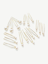 Next Ivory & Co Gold Pearl Hairpin Set- Buy online at McGrocer