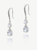 Ivory & Co silver plated Detroit crystal earrings, UK version