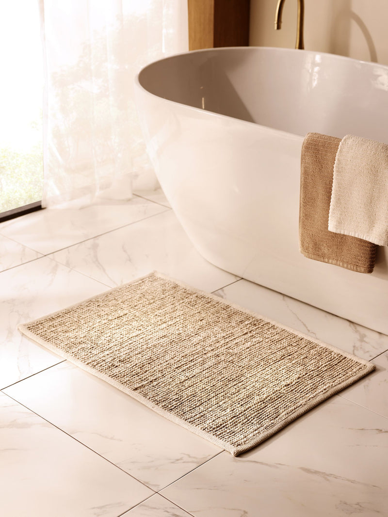 Natural N. cotton bath mat 60x90cm - British product