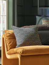 Next Monochrome Geometric Jacquard Cushion - 50 x 50cm- Buy online at McGrocer