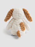 JoJo Maman Bébé Patch dog medium soft toy, imported from the UK