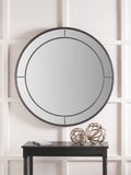 Pacific Bronze 100cm round wall mirror, imported from the UK