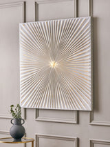 Next Pacific Gold Metal Sunburst Wall Art 100cm- Buy online at McGrocer