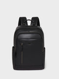 Osprey London Hudson black leather backpack, imported from the UK