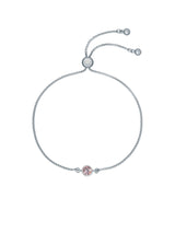 Next Ted Baker Vintage Rose Crystal Adjustable Bracelet Silver Tone- Buy online at McGrocer