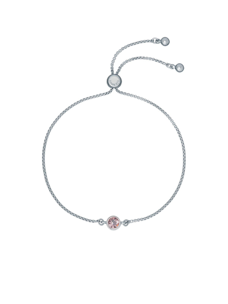 Ted Baker crystal drawstring bracelet vintage rose (British brand)