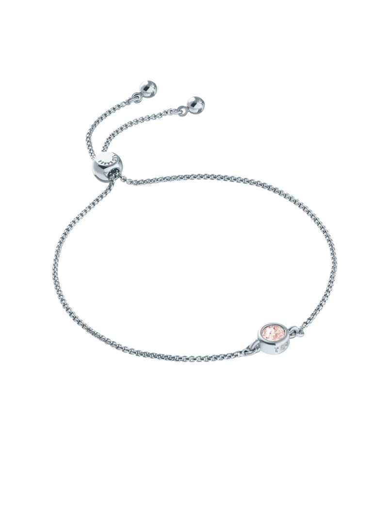 Ted Baker crystal drawstring bracelet vintage rose (British brand)
