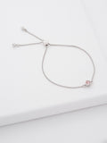 Ted Baker crystal drawstring bracelet vintage rose (British brand)