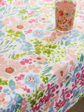 Multi Lisse Floral wipe clean tablecloth, imported from the UK
