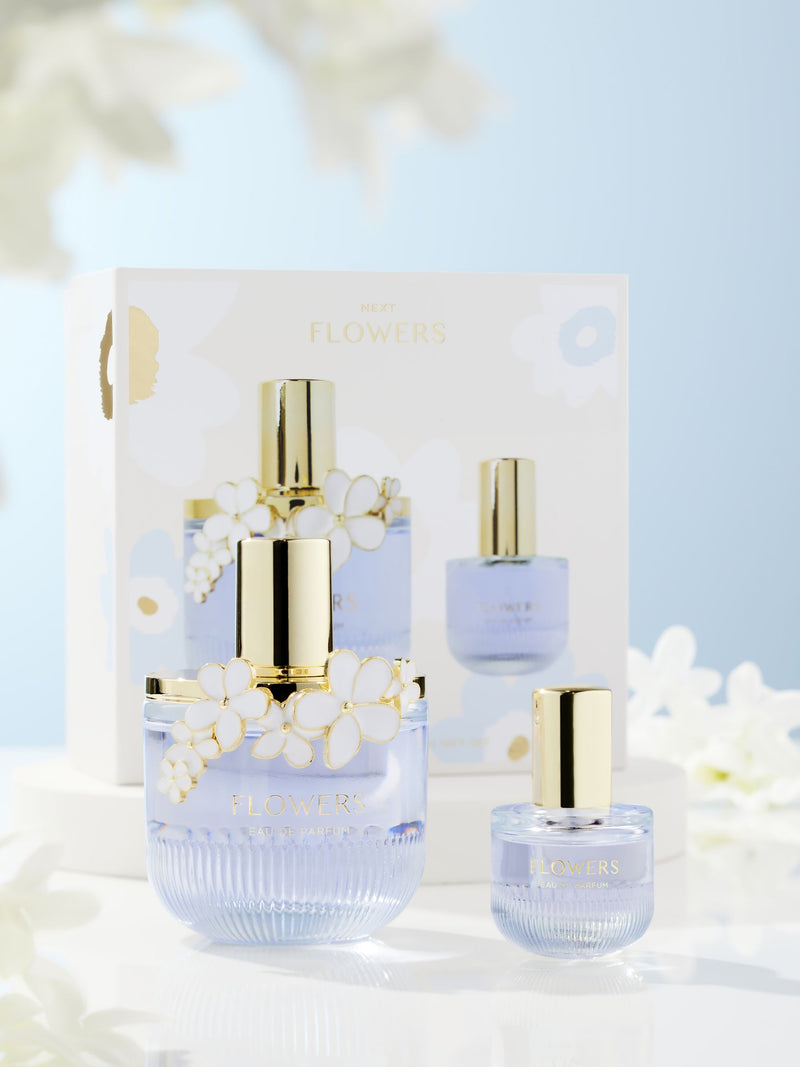 Perfume gift set with 100ml and 10ml bottles - British product