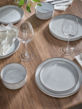 Next Light Grey Cloud 12 Piece Dinner Set- Buy online at McGrocer