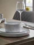Light Grey Cloud 12 piece dinner set, imported from the UK