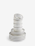 Light Grey Cloud 12 piece dinner set, imported from the UK