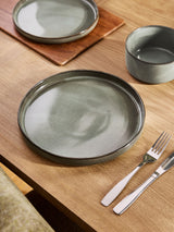 Next 12 Piece Green Dalton Reactive Glaze Dinner Set- Buy online at McGrocer