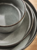 12 Piece Green Dalton Reactive Glaze Dinner Set