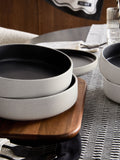 Otis black pasta bowls set of 4, UK version
