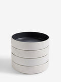 Otis black pasta bowls set of 4, UK version