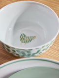 Sage green chicken dinner set 12 piece (British brand)