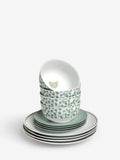 Sage green chicken dinner set 12 piece (British brand)