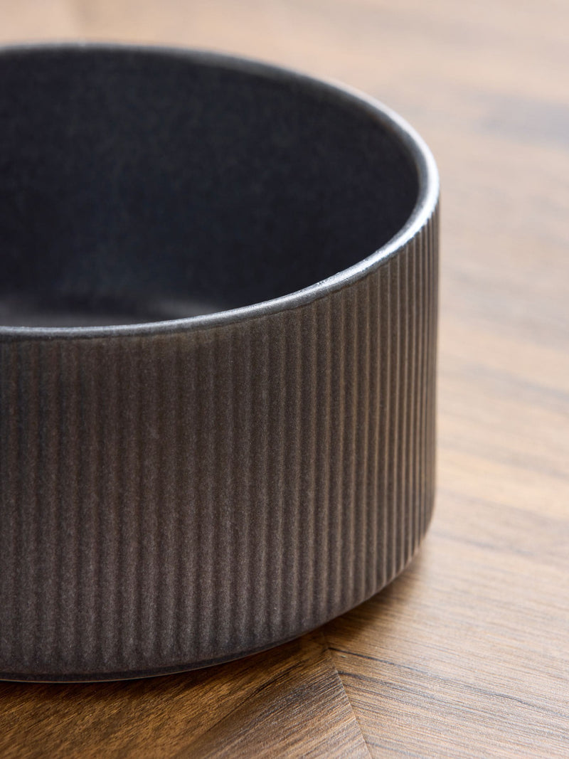 Stamford charcoal grey cereal bowls set of 4 (British brand)