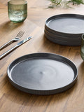 Set of 4 Charcoal Grey Stamford Side Plates
