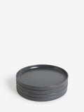Stamford charcoal grey side plates set of 4 (British brand)