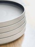 Otis black dinner plates set of 4, imported from the UK