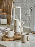 Kya natural stacking espresso mugs set of 4, UK version
