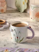 Next Purple Floral Wildlife Stoneware Mug- Buy online at McGrocer