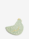 Sage green Pat the Chicken ceramic trivet 24x21x1cm (British brand)