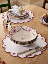 Next Nina Campbell Pink Primrose Pasta Bowls Set of 4- Buy online at McGrocer