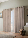 Emily Bond Swiss Red Hawthorn made to measure curtains (British brand)
