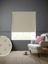 Next Emily Bond Charcoal Grey Wild Thyme Made to Measure Roller Blind- Buy online at McGrocer