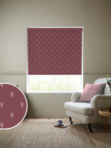 Next Emily Bond Burgundy Red Wild Thyme Roller Blind- Buy online at McGrocer