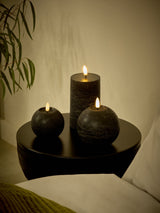 Next Black Real Wax LED Candles Set of 3, 15cm Height- Buy online at McGrocer