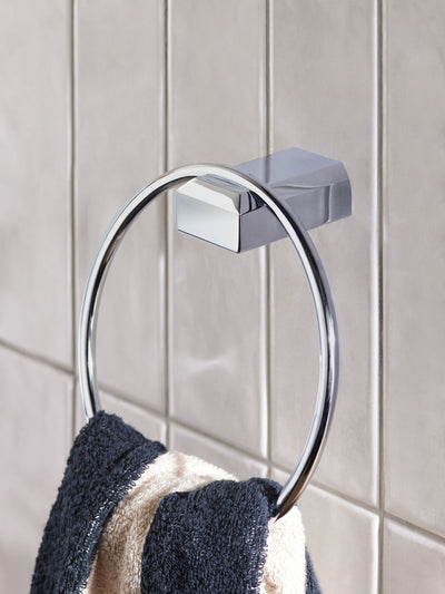 Moderna Chrom Handtuchhalter Ring Badezimmer-Accessoire