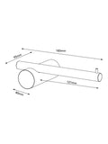 N. Premium gold marble toilet roll holder - British product