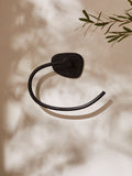 Black Pebble Towel Rail Ring 18x23x4cm - British product